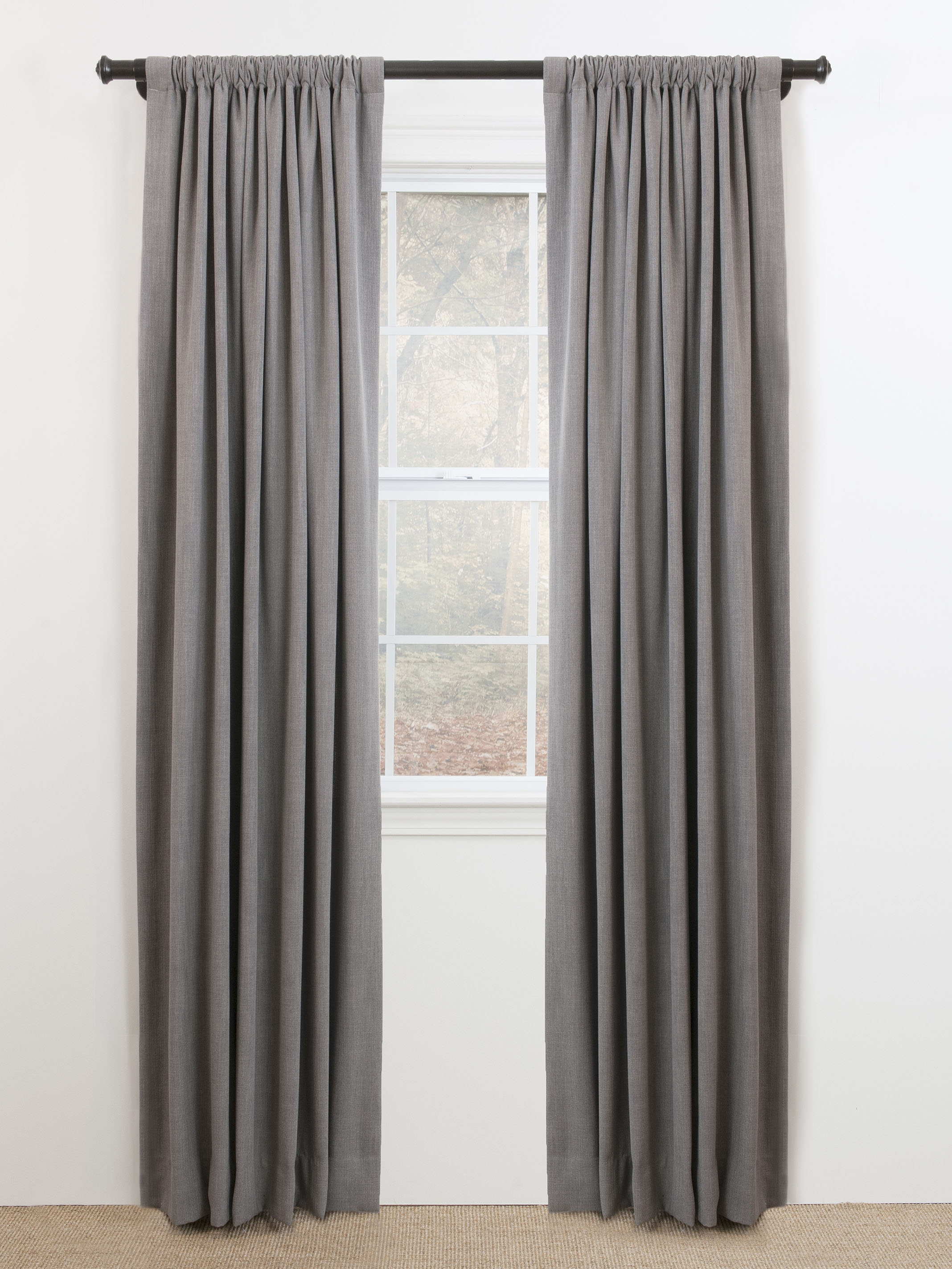 rod pocket drapes for window treatment