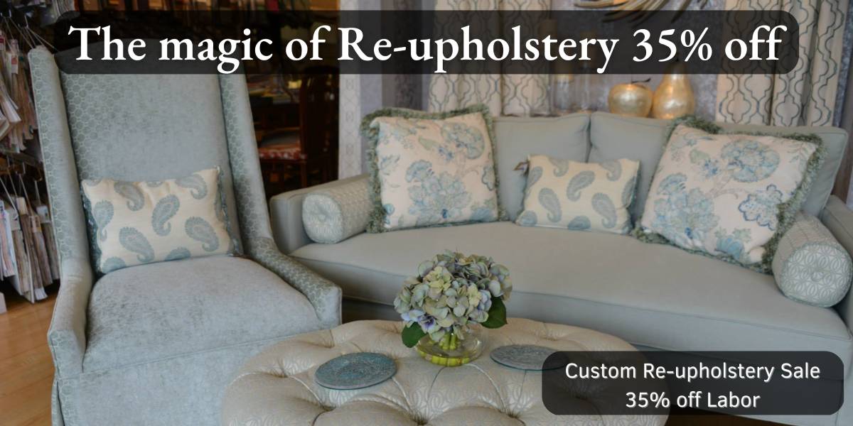 The Magic of Reupholstery 35% off at Innuwindow near Natick, Massachusetts (MA)