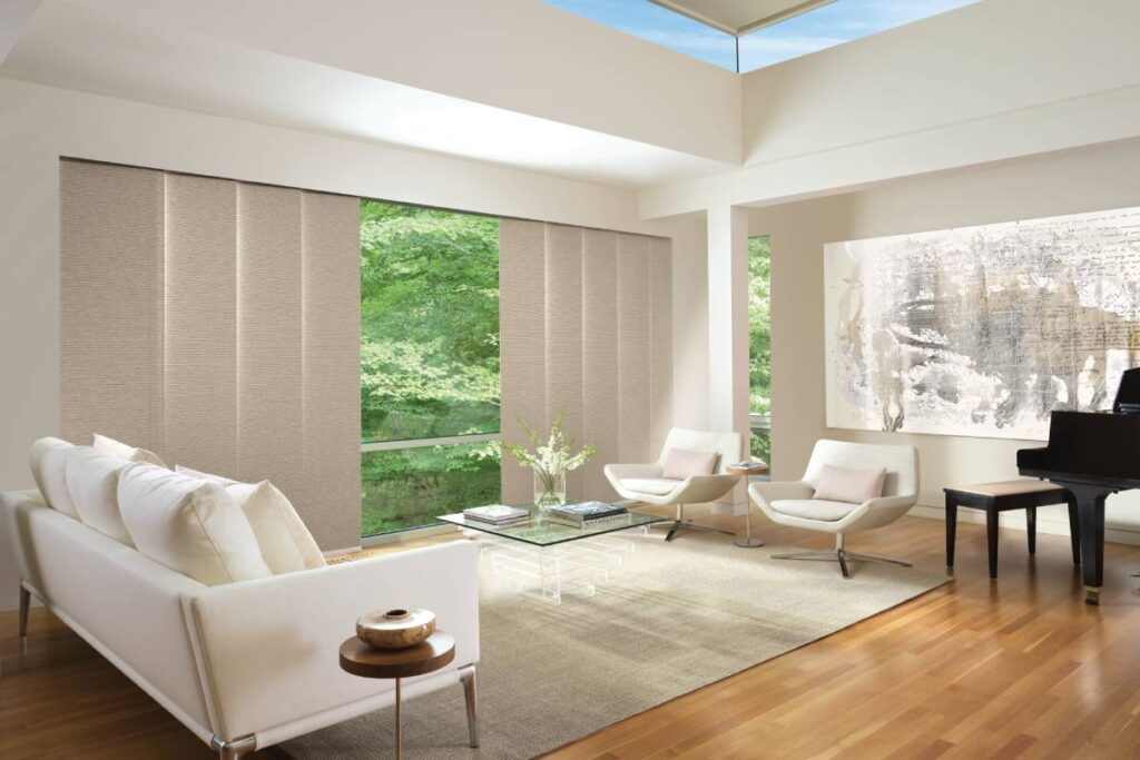 Hunter Douglas Skyline® Panel-Track Blinds near Holliston, Massachusetts