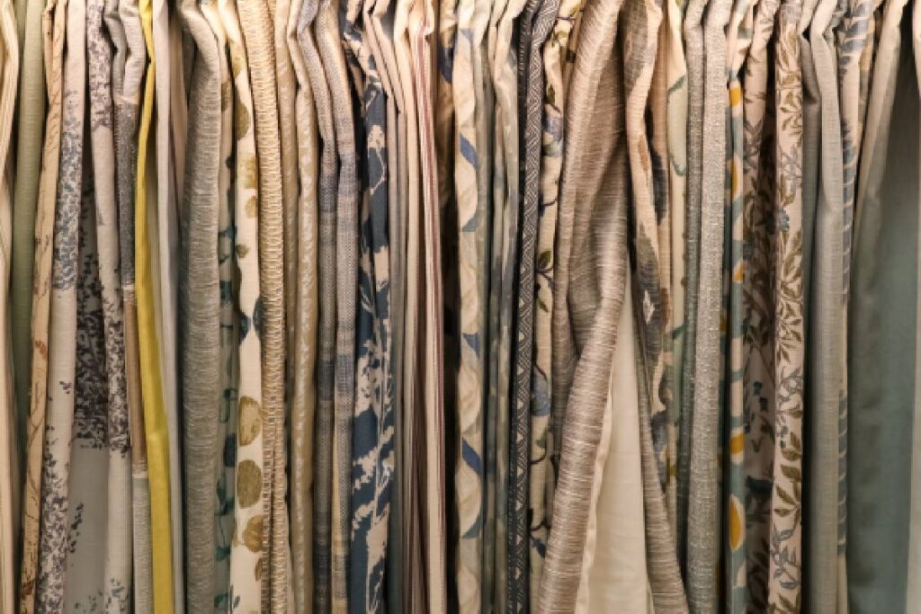 Custom upholstery fabric samples near Milton, MA
